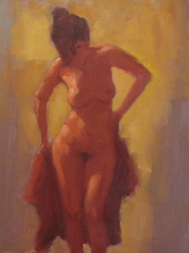 Philip Beadle| After the Bath II | Oil | McATamney Gallery | Geraldine NZ